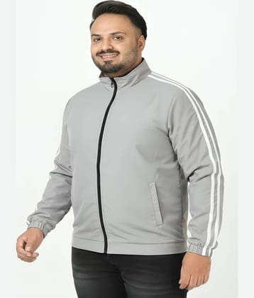 PLUS PARADISE Polyester Men's Windcheater Jacket - Grey ( Pack of 1 )
