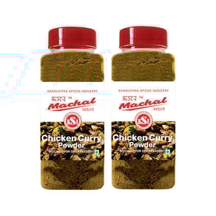 Chicken Curry Powder (Jar), 100g | Machal (Pack of 2)-Pack of 2