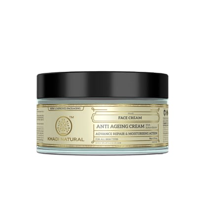 Khadi Natural Herbal Anti Ageing Cream - 50gm Khadi Natural Herbal Anti Ageing Cream - 50gm