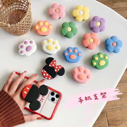 Cute Mickey Minnie Cartoon Gripper Phone Holder Bracket-Mickey
