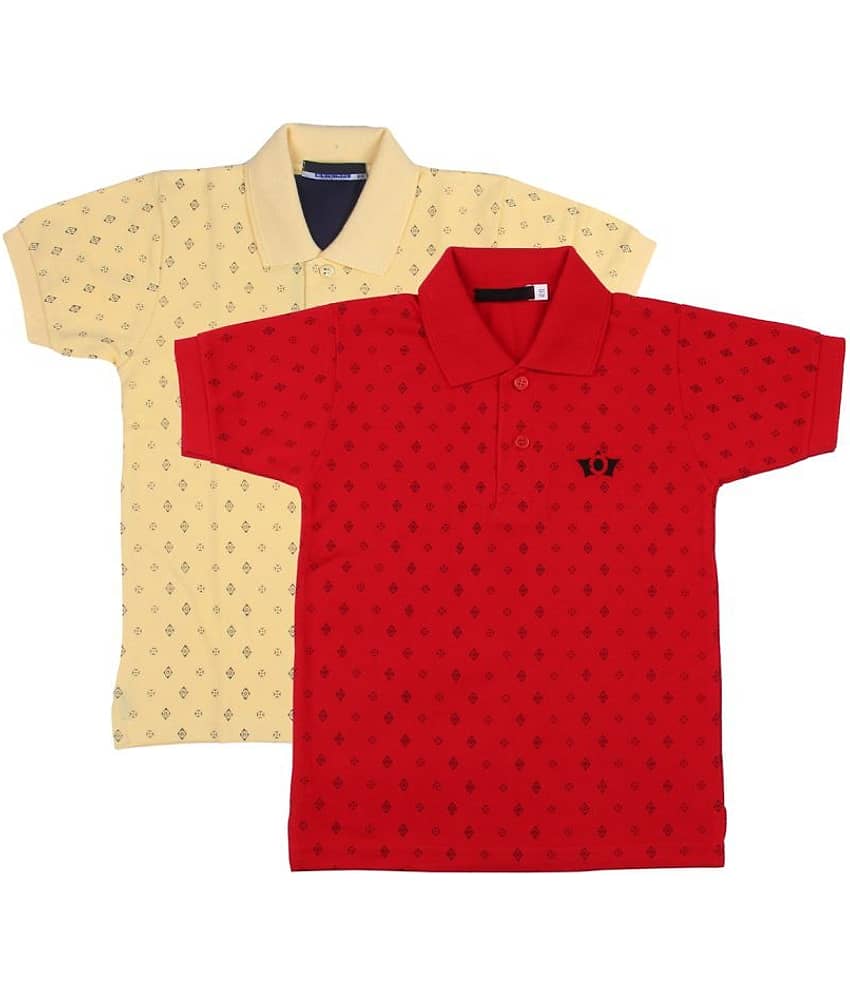 NEUVIN Pack of 1 Boys Cotton T-Shirt ( Multi Color )