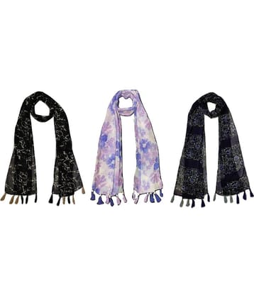 stolevilla Multi Printed Poly Cotton Yarn Stoles