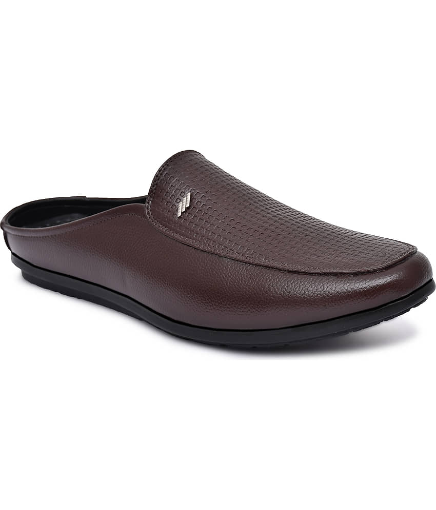 SHUAN - Brown Men's Mules Shoes