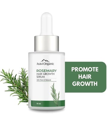 Aravi Organic Rosemary & Biotin Hair Growth Serum - For Hair Growth & Nourishes Scalp - 30 ml