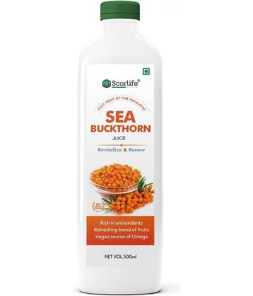 Scorlife Seabuckthorn Sugar Free Natural Fruit Juice 500 ml