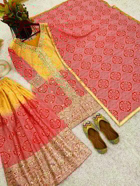 Beautiful Top-Bottom And Dupatta With Beautiful Digital Print