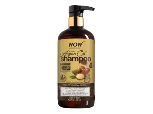 WOW Skin Science Moroccan Argan Oil Shampoo (with DHT Blocker) - 500 mL