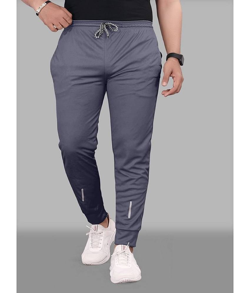 Leavess - Grey Polyester Men's Trackpants ( Pack of 1 )