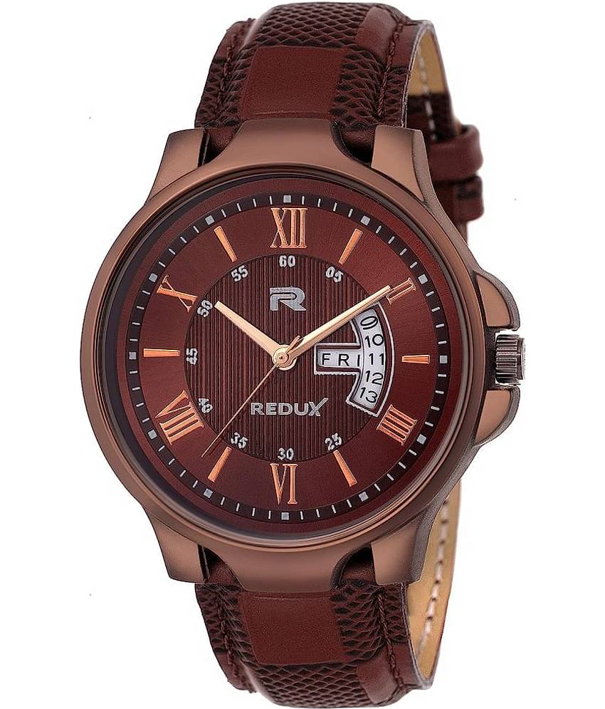 Redux - Brown Leather Analog Men's Watch
