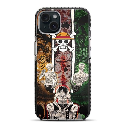 Luffy Sanji Zoro One Piece Anime iPhone 15 Plus Stride Phone Case-Stride