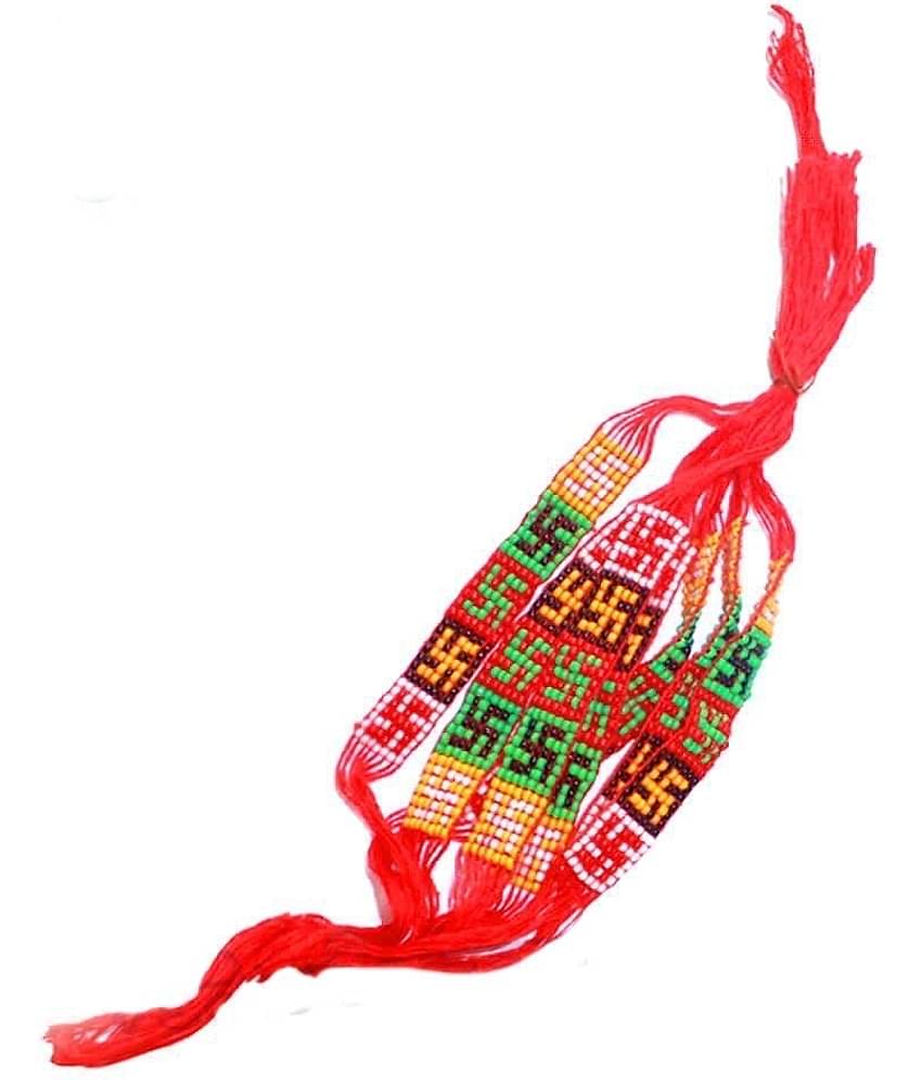 RUDRA DIVINE - Red Bracelet (Pack of 5)