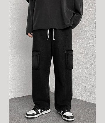 FTX Solid Men's Jeans - Black ( Pack of 1 )