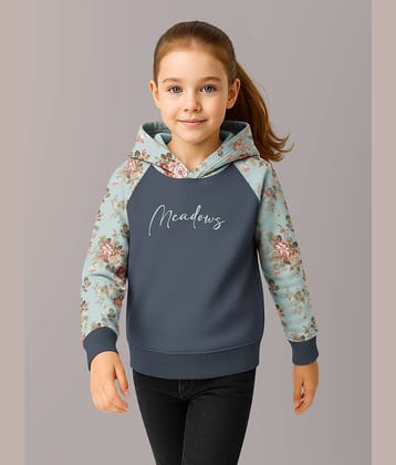 HELLCAT Pack of 1 Girls Cotton Blend Sweatshirt ( Grey )