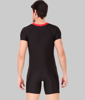 Vector X Black Polyester Swimsuit Single