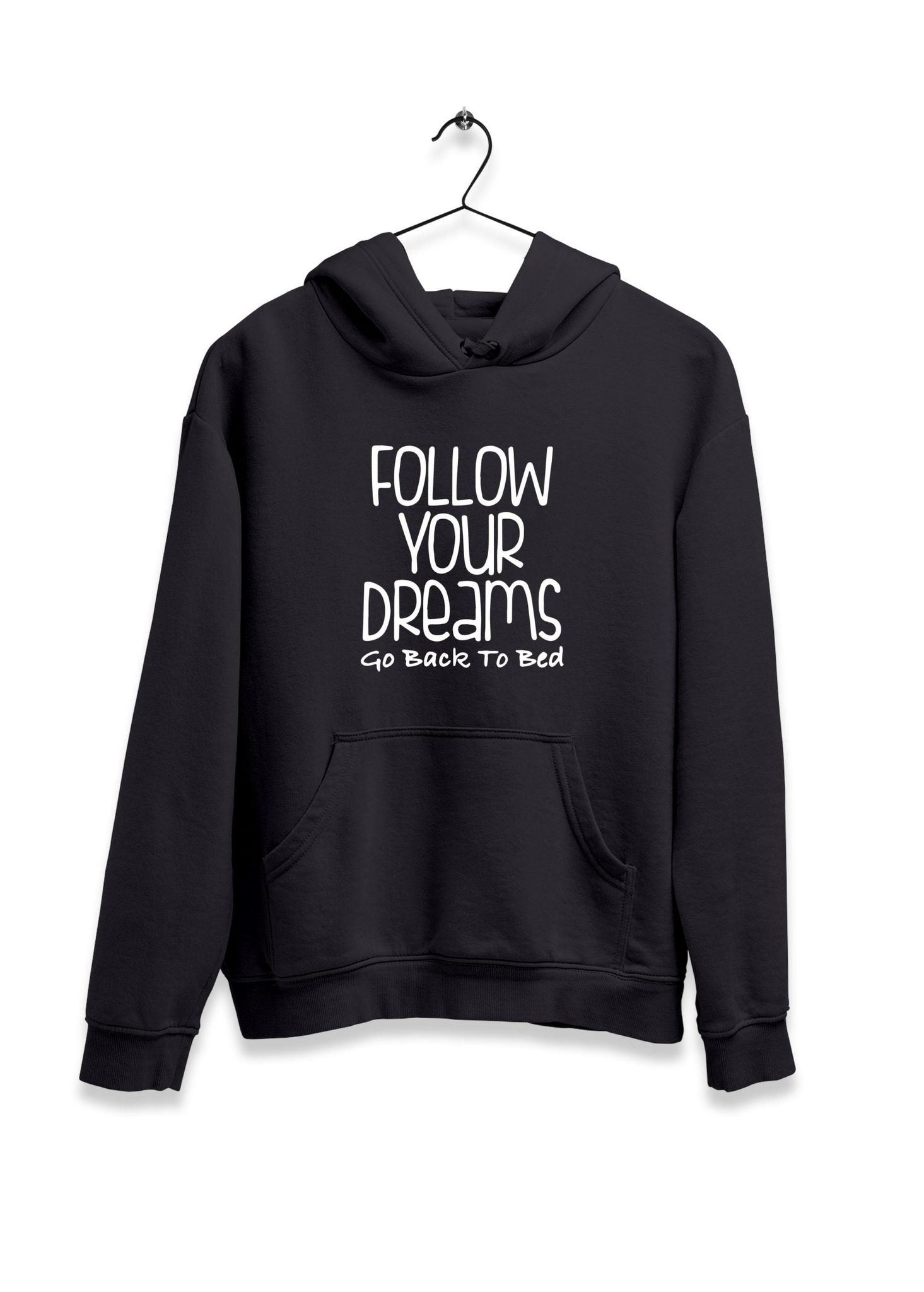 Follow Your Dreams Hoodie-Black / S