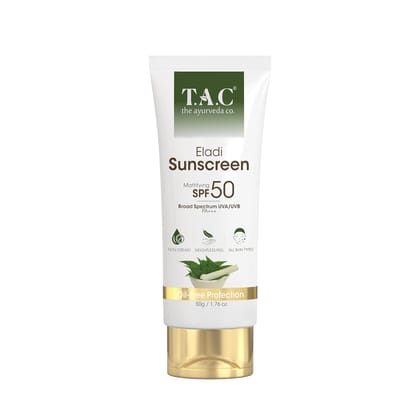 TAC Eladi Sunscreen Gel SPF 50 PA+++, 50 gm