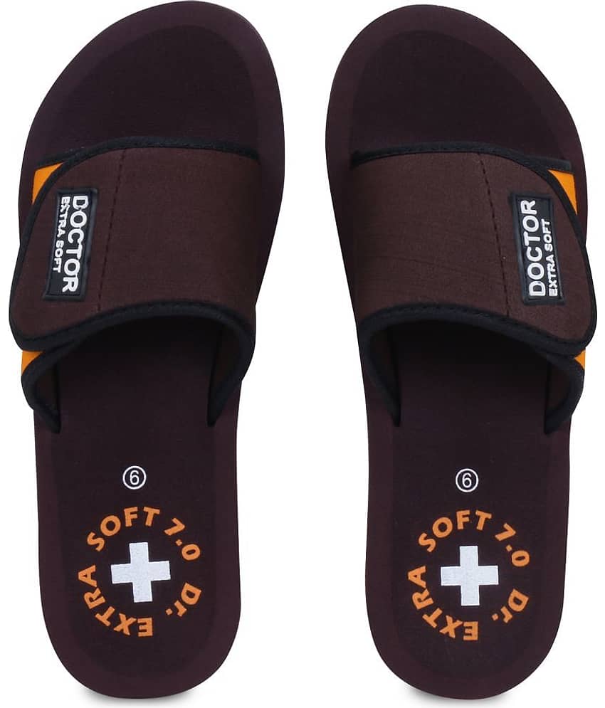 DOCTOR EXTRA SOFT - Blue  Women's Slide Flip flop