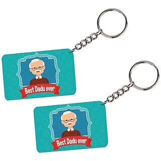 Daddy Always My King Printed Wooden Keychain Keyring: Express your love for your dad with this heartfelt wooden keychain. It features a Daddy Always My King print that reminds him of your special bond. Crafted from durable wood, this keychain is both styl