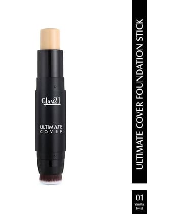 Glam21 Ultimate Cover Foundation Stick Long Lasting Formula For All Skin Tone 8gm Truffle-06