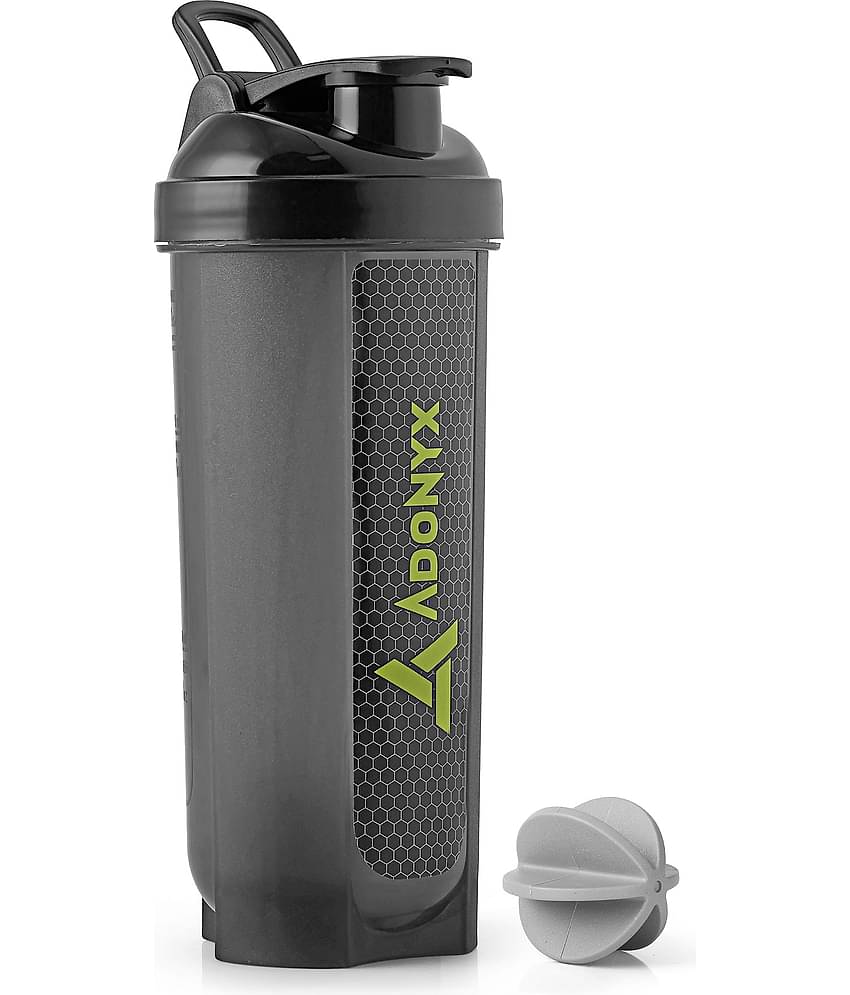 ADONYX Plastic Black 700 mL Shaker ( Pack of 1 )