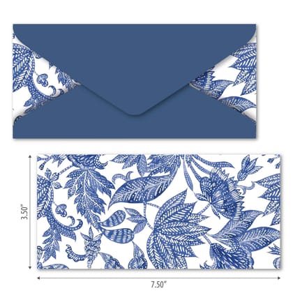 Kalamkari - Money Envelopes-Pack of 10 / Kalamkari Blue / No