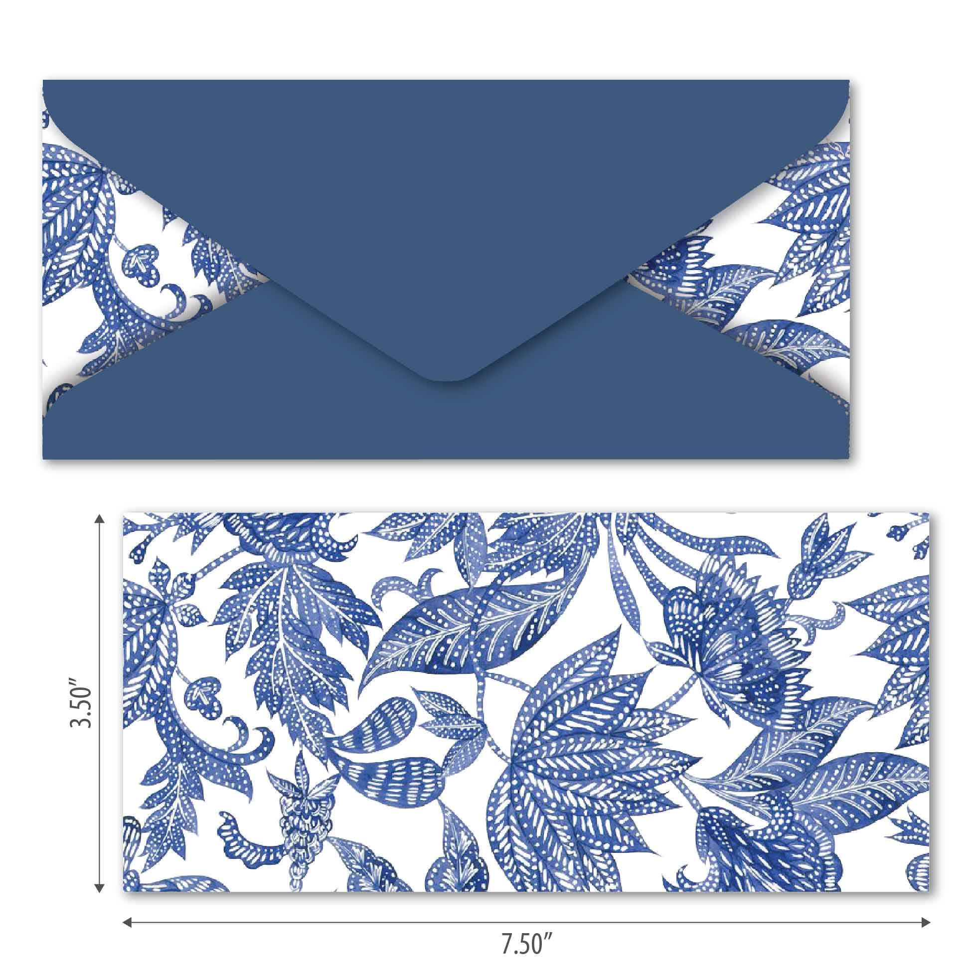 Kalamkari - Money Envelopes-Pack of 10 / Kalamkari Blue / No