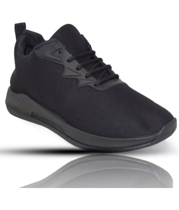 Kzaara Black Men's Sports Running Shoes