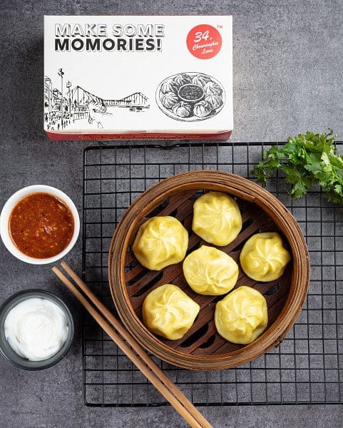Steamed veg momos