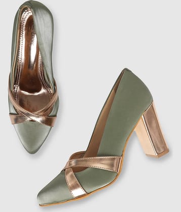 MARC LOIRE - Gold Women's Slip On Heels