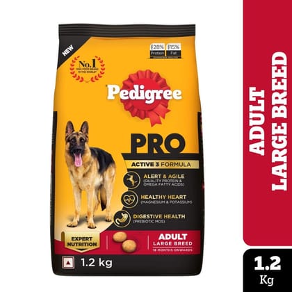 Pedigree PRO Adult (18 Months Onwards) Large Breed Dry Dog Food 1.2kg Pedigree PRO Adult (18 Months Onwards) Large Breed Dry Dog Food 1.2kg