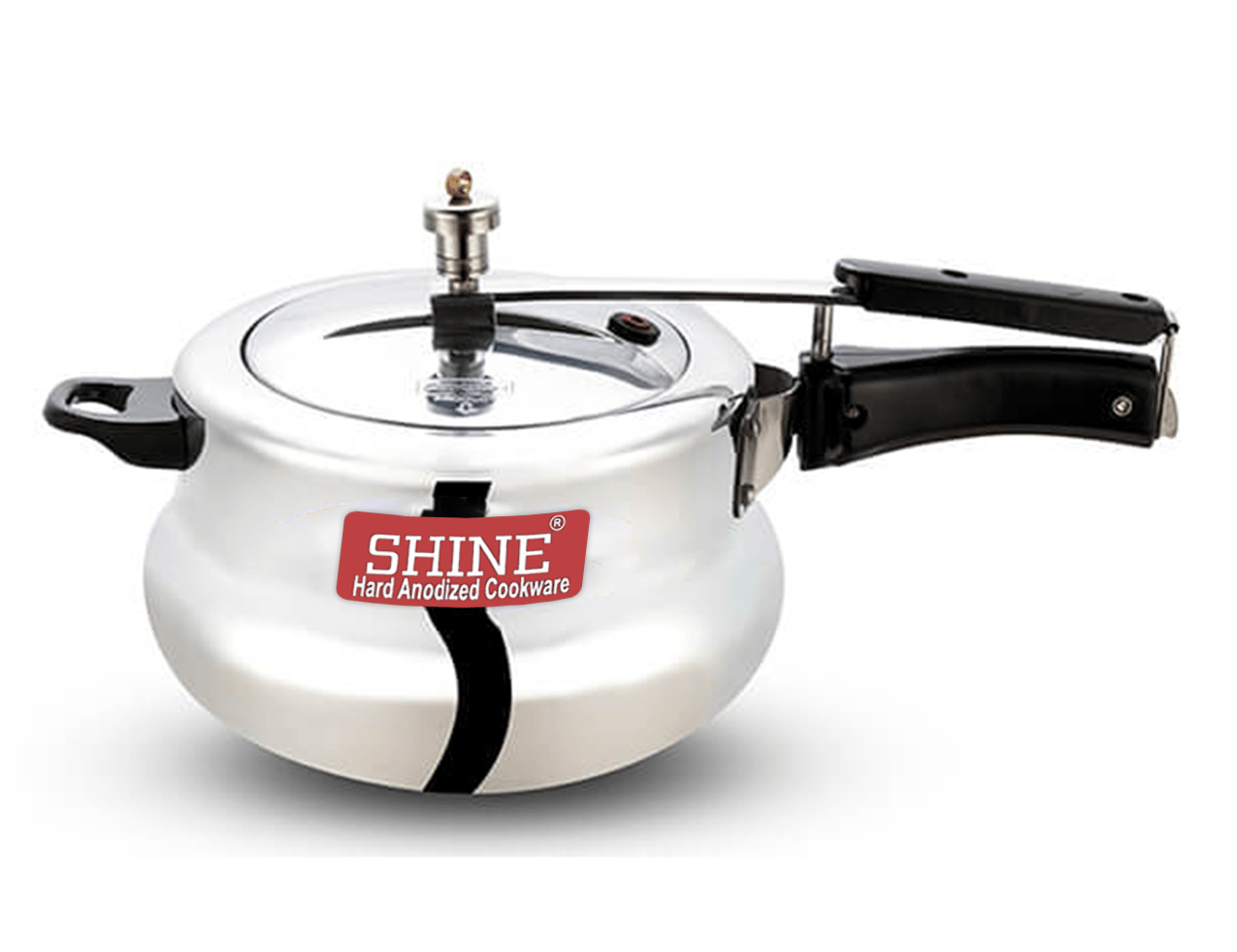 Shine - XL Handi Aluminium Cooker - 5 Litre Shine - XL Handi Aluminium Cooker - 5 Litre - Silver