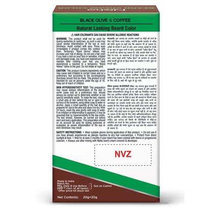 Nisha Beard Colour for Men Dark Brown 40g, Professional Beard Hair Colour, Ammonia Free Beard Cream Hair Color Nisha Beard Colour for Men Dark Brown 40g, Professional Beard Hair Colour, Ammonia Free Beard Cream Hair Color