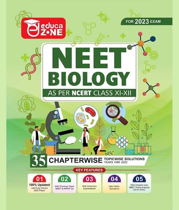 EDUCAZONE 35 Years NEET Previous Year Solved Question Papers With Chapterwise Topicwise Solutions - Biology For NEET Exam 2023