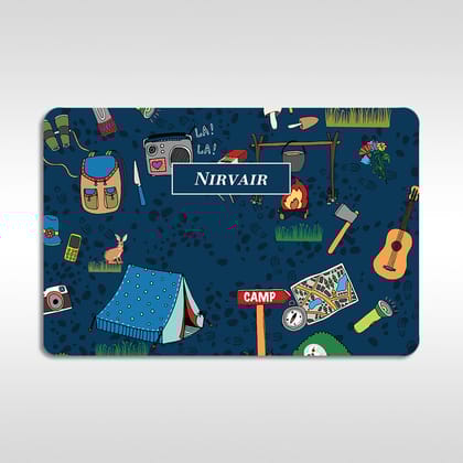Camp Life Placemat - Set of 2-Flexible (matte finish) PVC Mats