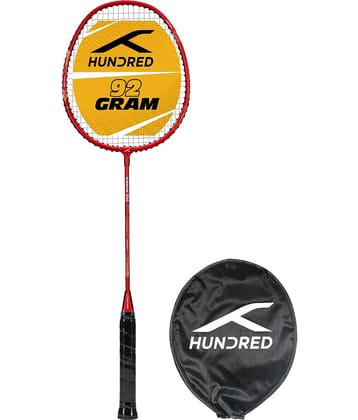 HUNDRED Multicolor Badminton Racquet ( Pack of 1 )