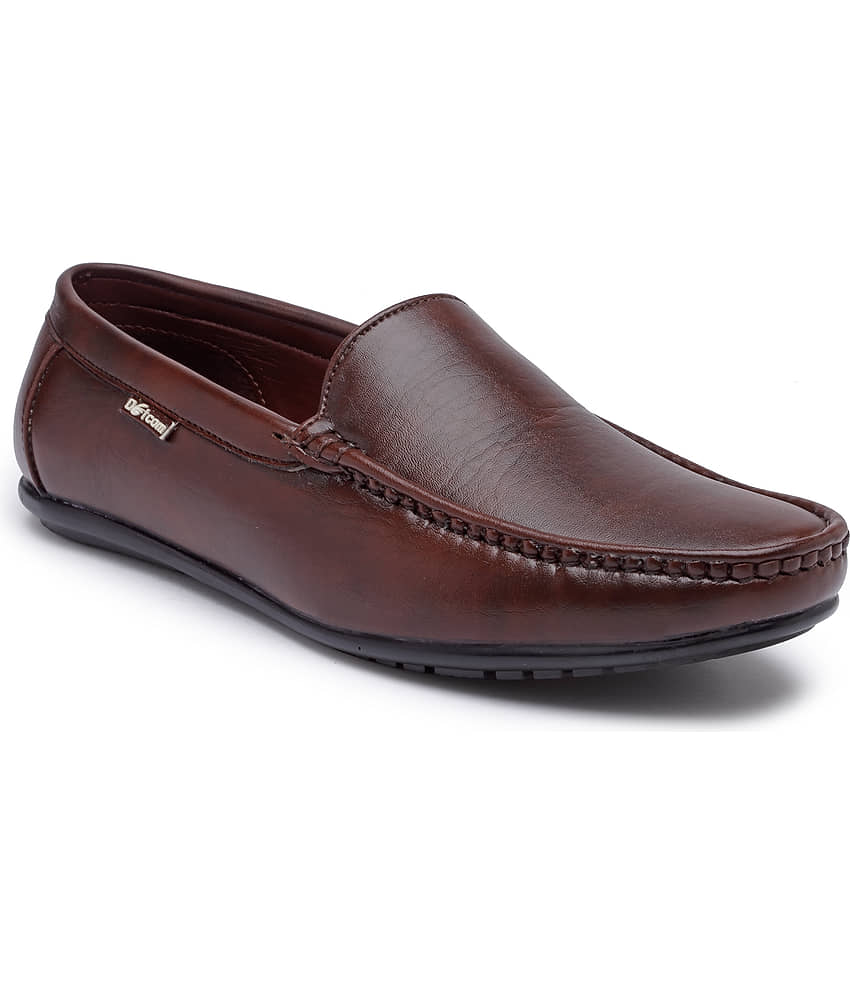Action - Brown Men's Slip On Formal Shoes