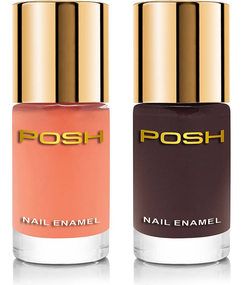 Posh Nail Polish Multi Glossy Pack of 2 9 mL