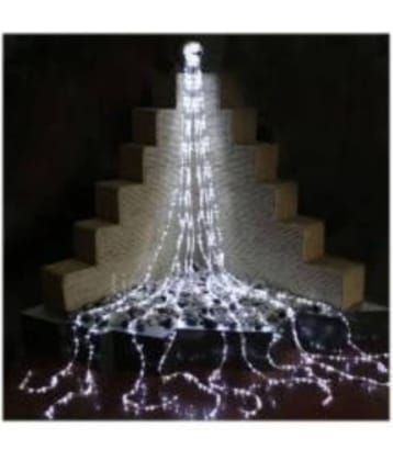 EmmEmm 3MTr Waterfall Type Curtain Led String Lights White