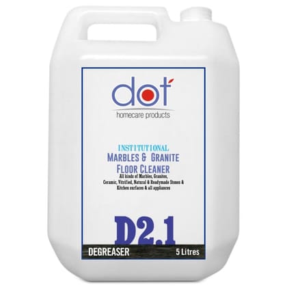 DOT Marbles, Granite Floor Cleaner 5 Litres | Degreaser | Indian and Imported floorings, fiberglass sinks, kitchen surfaces, heavy oil stains