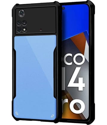 VAKIBO Plain Cases Compatible For Rubber Mi Poco M4 Pro 4G ( Pack of 1 )