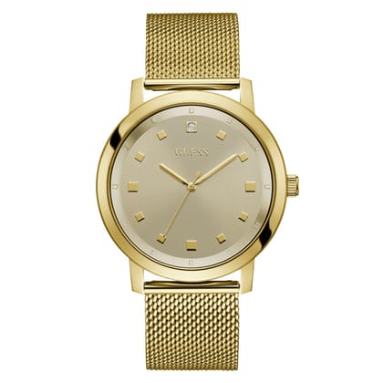 Guess Gold Dial Men Analog Watch - U1363G2M-Gold