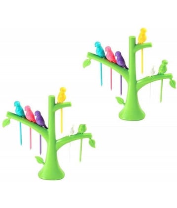 purple dust Acrylic Toothpick Holder 2 Pcs