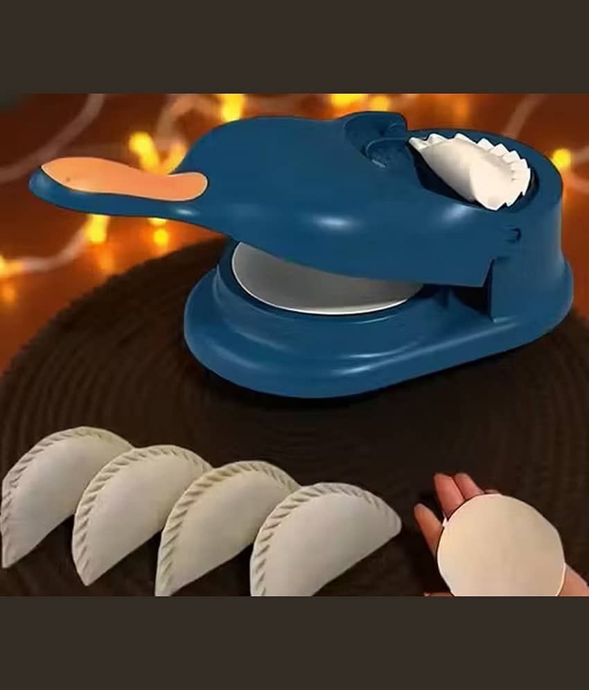 analog kitchenware 2 in 1 Skin Dumpling Puri Press / Samosa / Ghughra / Gujiya /Momo's Maker Machine Set Of 1 PIC