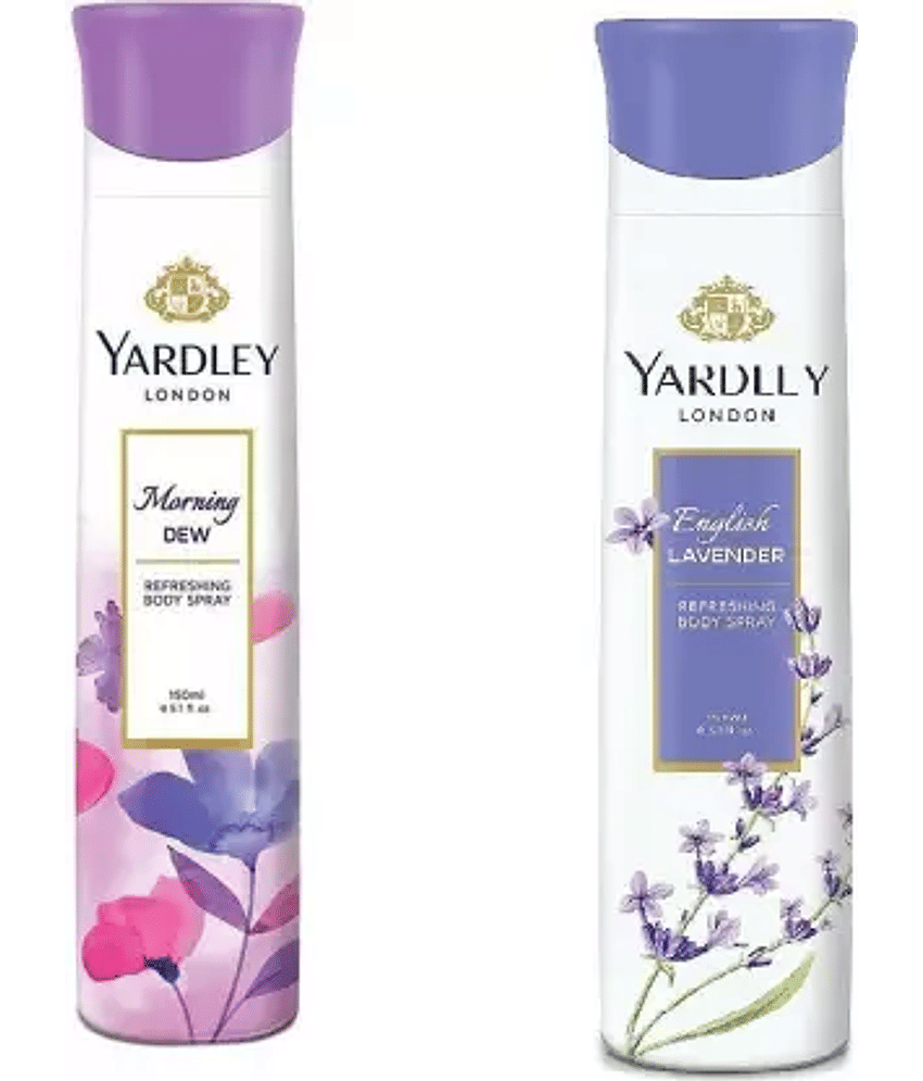 Yardley London Lavender Combo Deodorant Spray Deodorant Spray - For Women  (150 ml each , Pack of 2)
