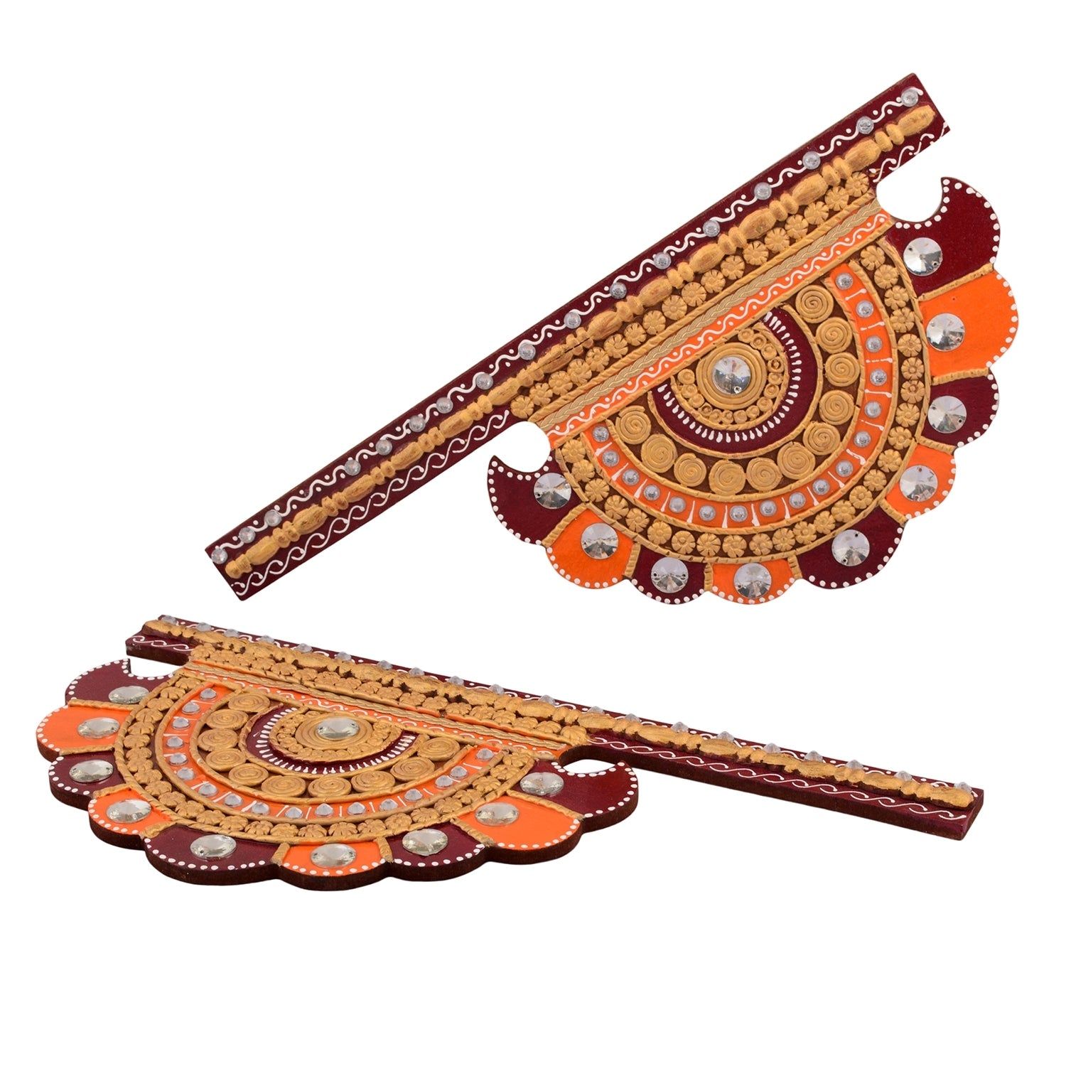 Wooden Decorative Pankhi Wall Hanging