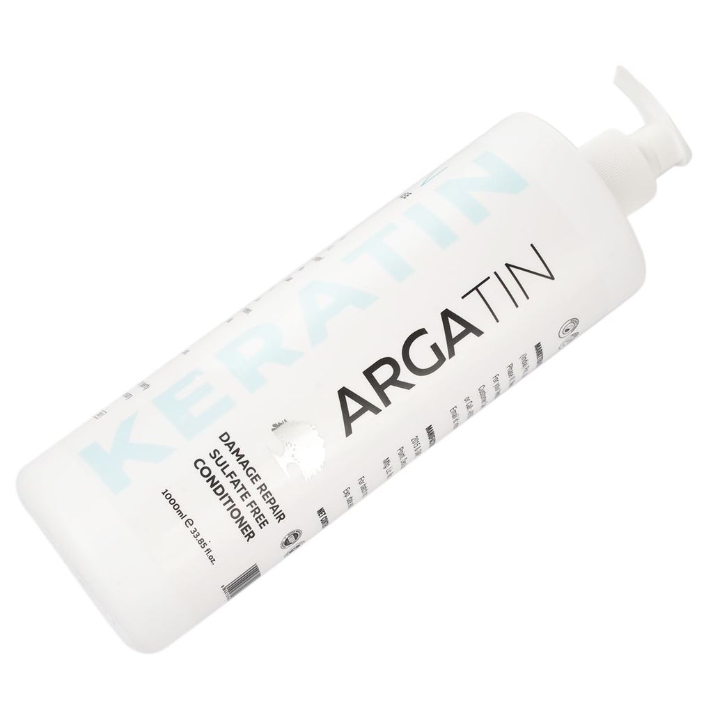 Argatin Keratin Damage Repair Sulphate Free Conditioner For Dry And Frizzy | Nourishing | Straighter And Smoother Hair 1000Ml