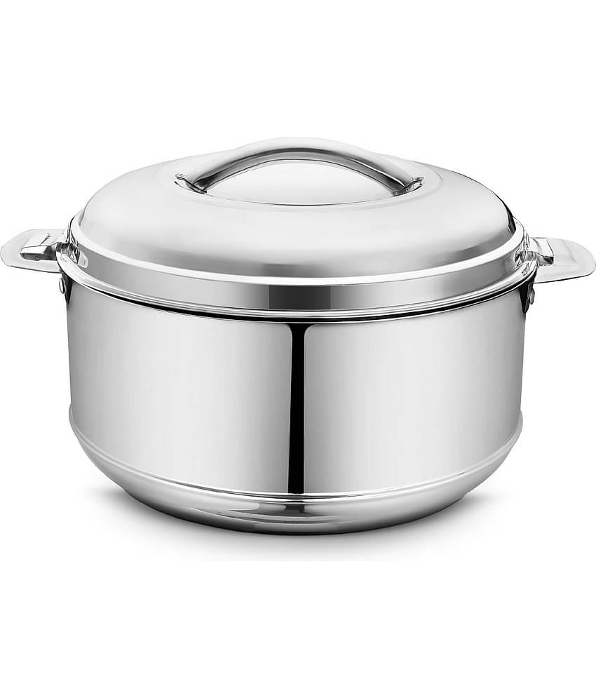 Classic Essentials Imperial Casserole Silver Steel Thermoware Casserole ( Set of 1 , 500 mL )