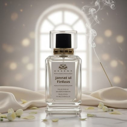 Essent Perfumes Jannat-ul-Firdaus Eau de Parfum (EDP) – Fresh Green Floral Long Lasting Perfume – Unisex Fragrance