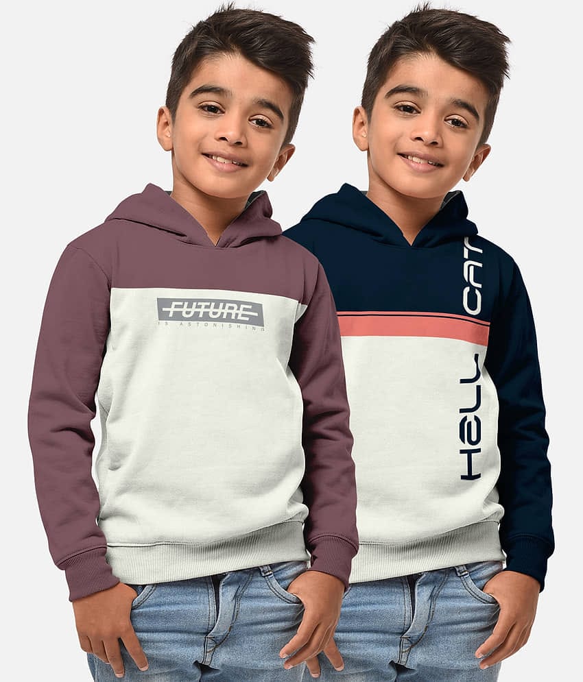 HELLCAT Pack of 2 Boys Cotton Blend T-Shirt ( Multicolor )