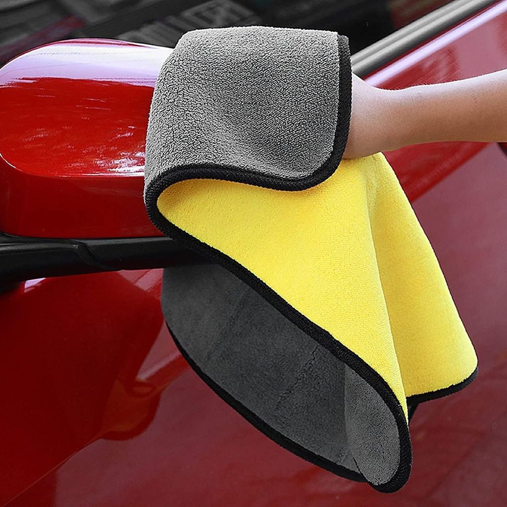 Premium Microfiber Car Detailing Towel - Dual-Sided & Super Absorbent